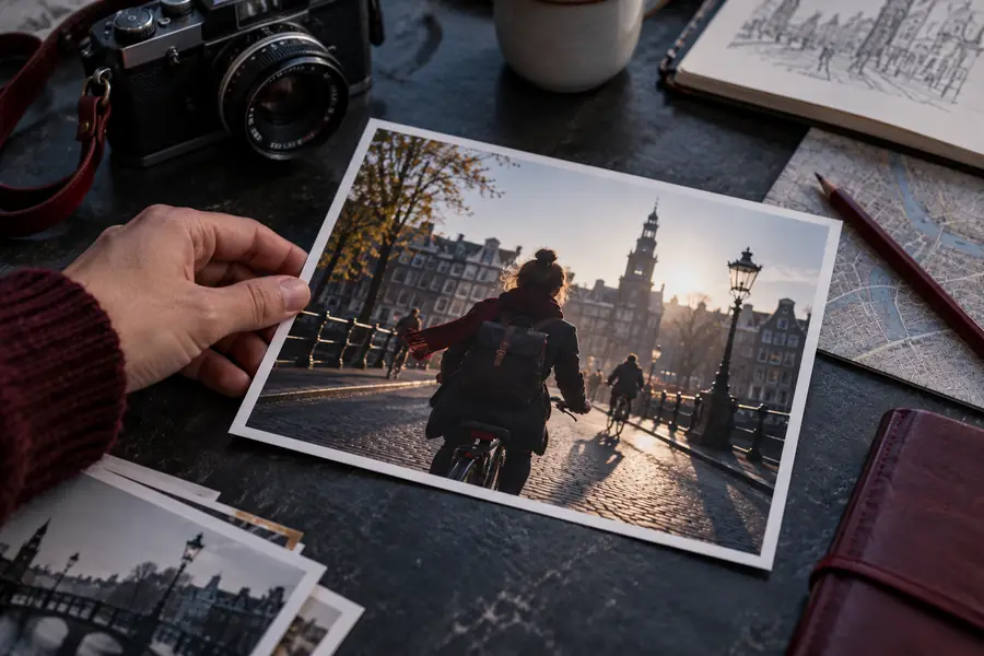 Illustrative still scene used to represent a possible image input